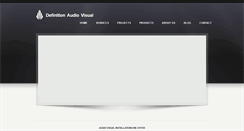 Desktop Screenshot of definitionaudiovisual.co.uk